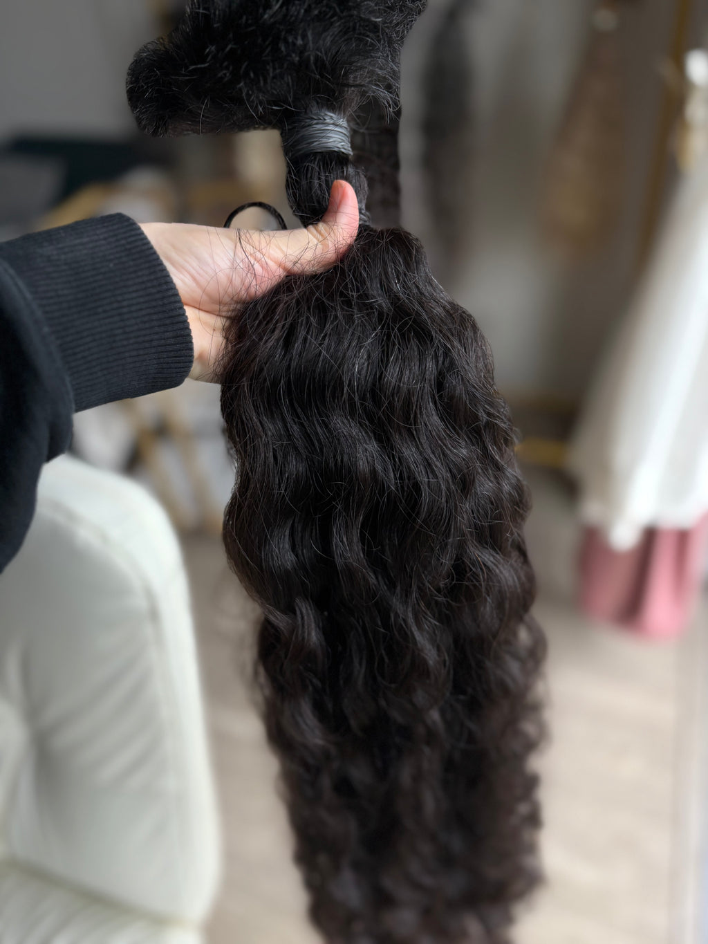Slavic curl 31” (38”stretched) 80g