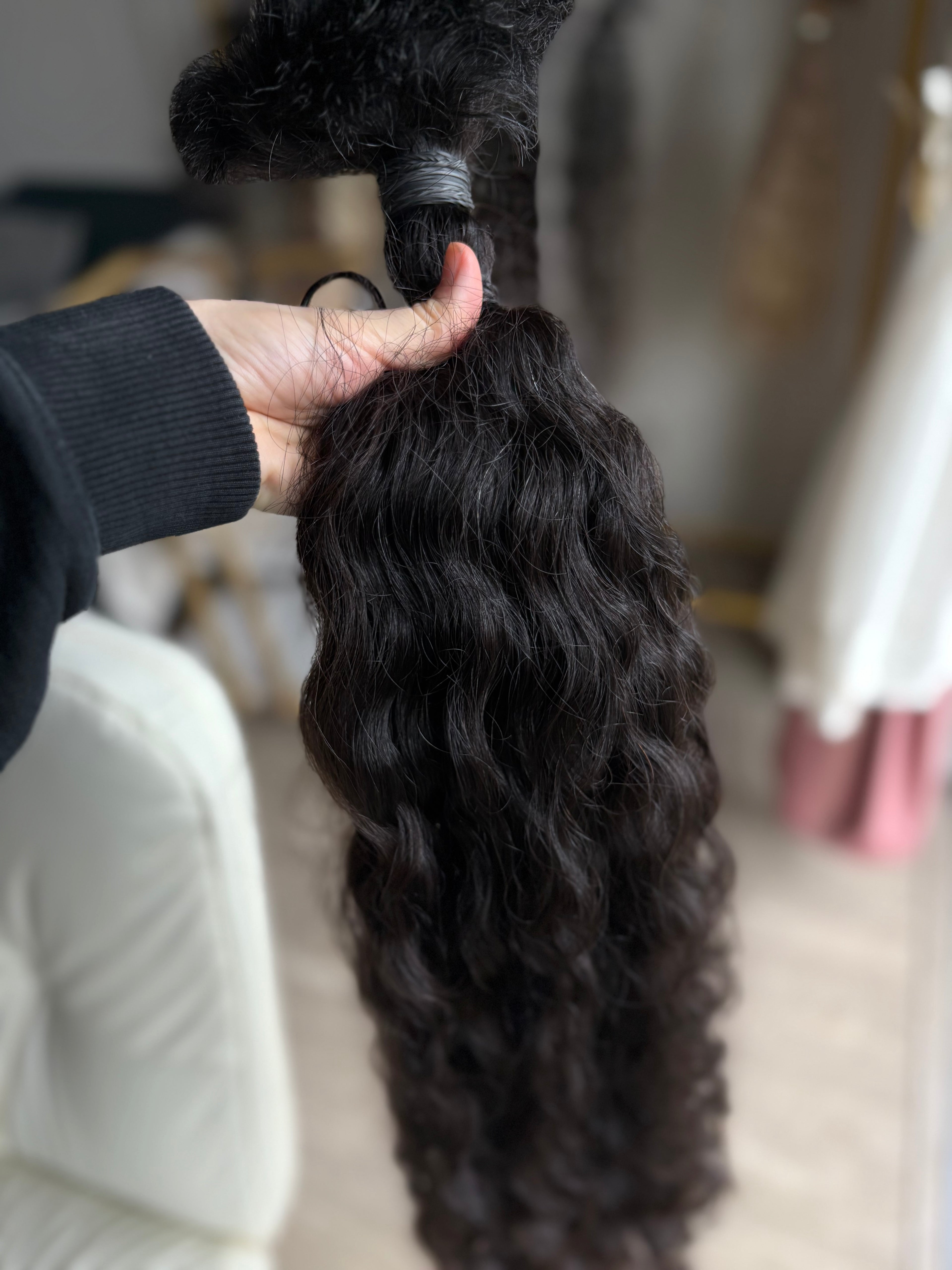 Slavic curl 31” (38”stretched) 80g