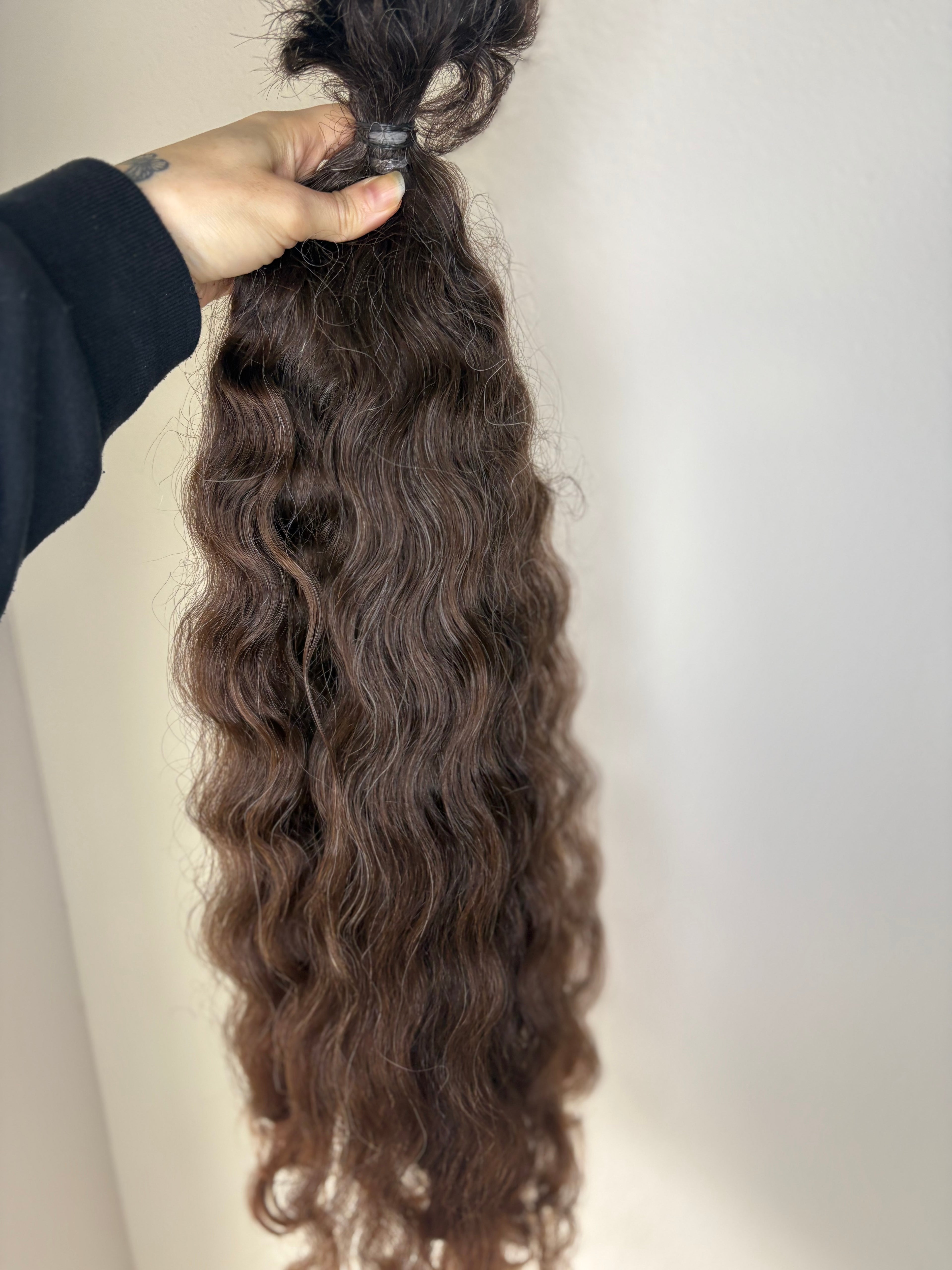 Slavic gray mix curl 24” 148g
