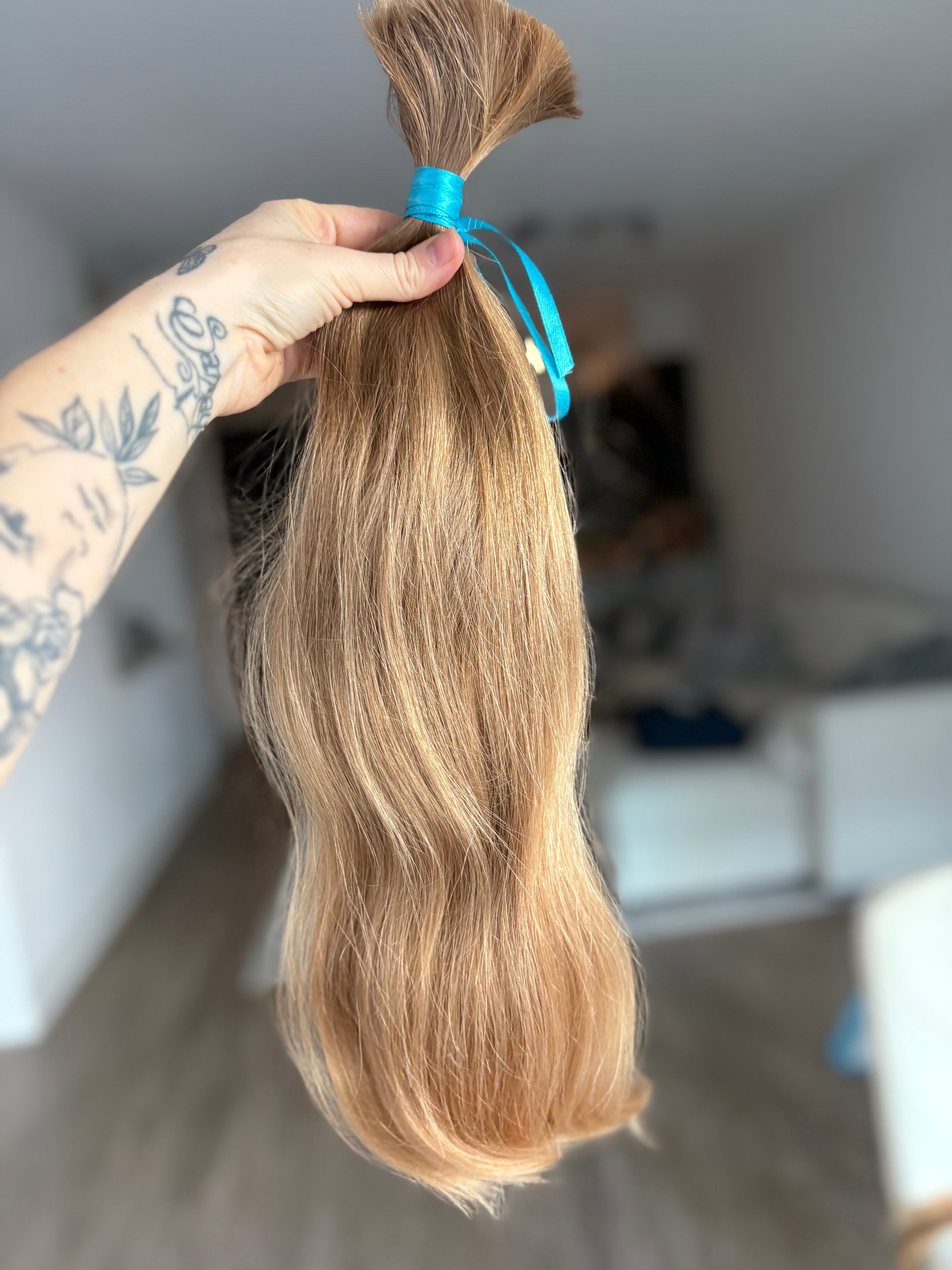 Slavic Virgin blonde 20” 93g