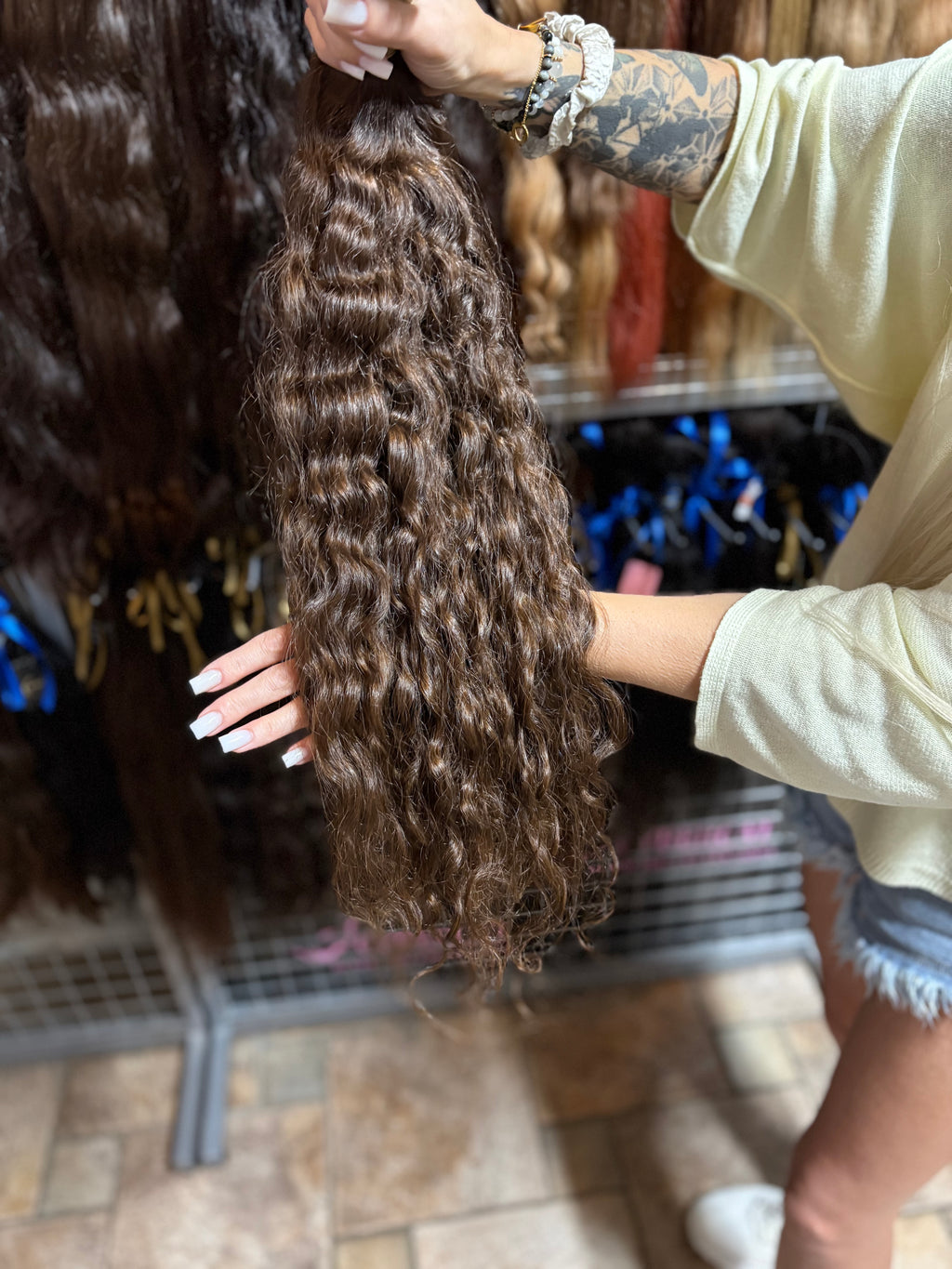 Slavic Virgin curly 28” 294g