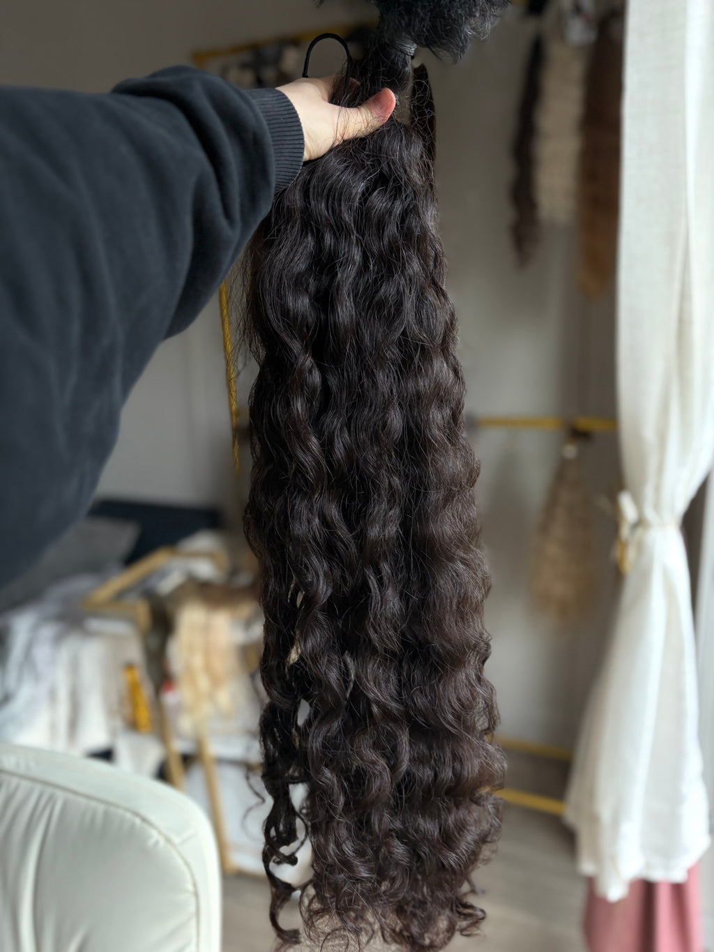 Slavic curl 31” (38”stretched) 80g