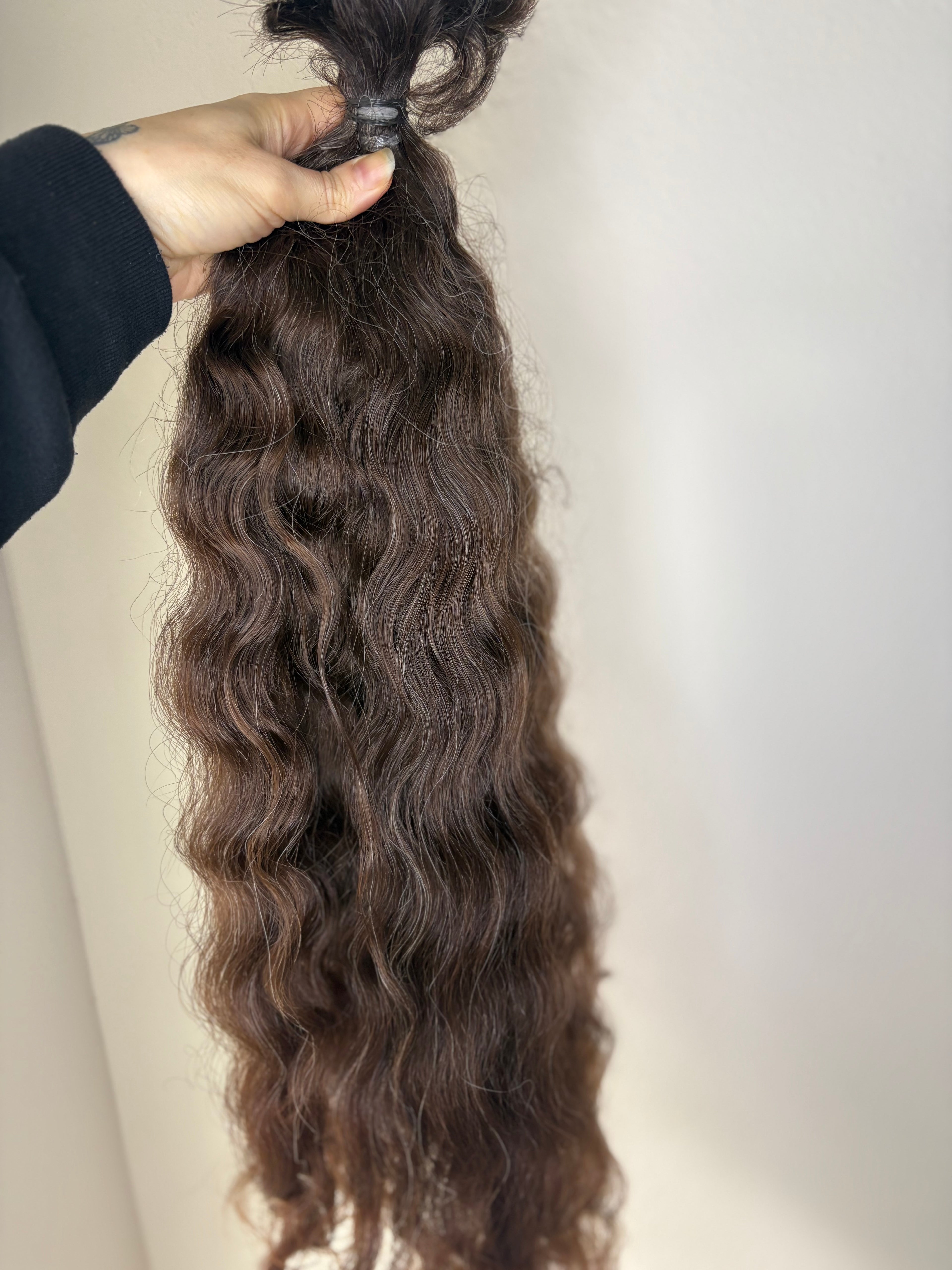 Slavic gray mix curl 24” 148g