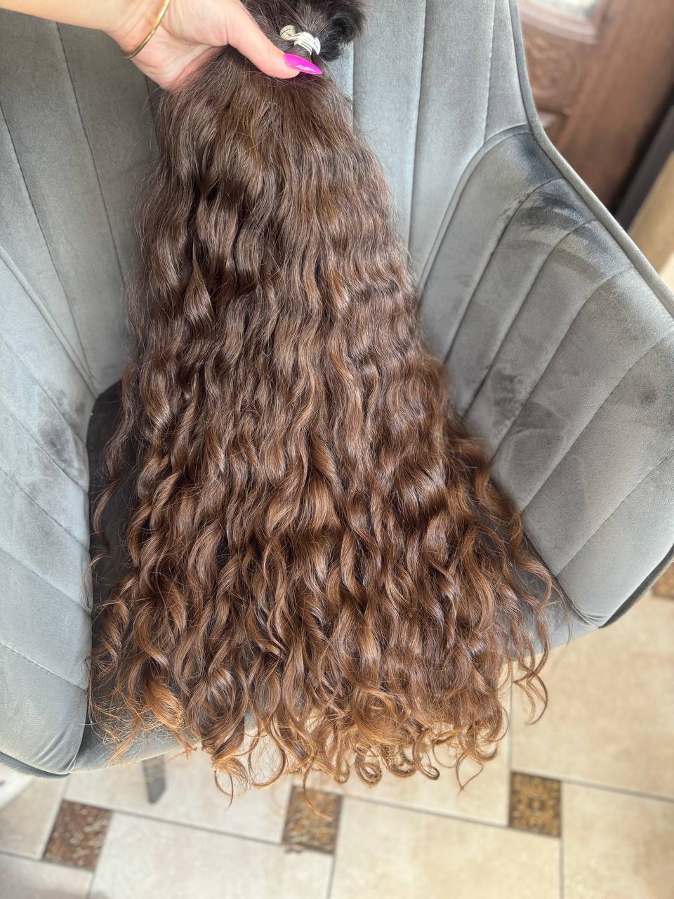 Slavic Virgin curly 28-29” 241g
