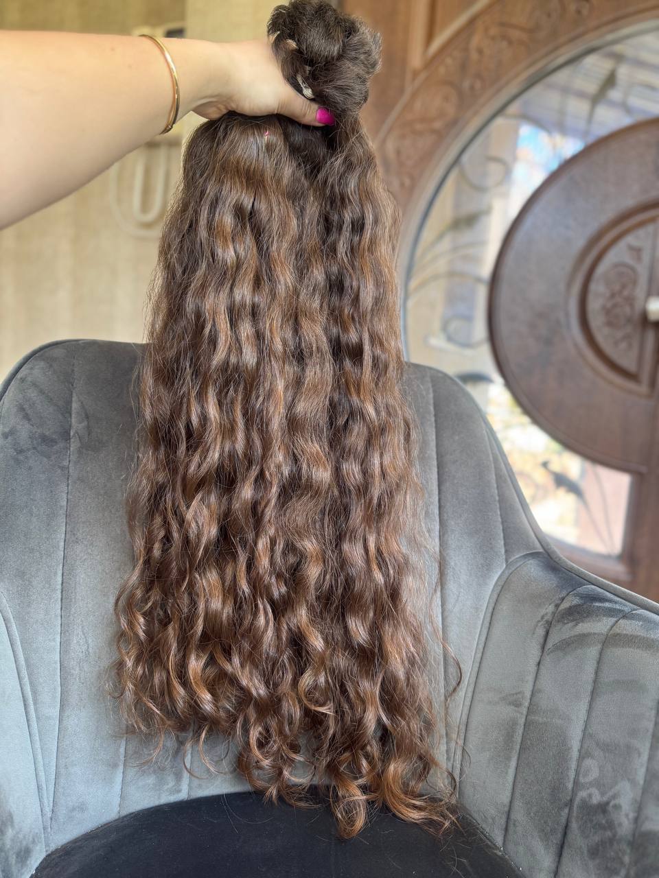 Slavic Virgin curly 28-29” 241g