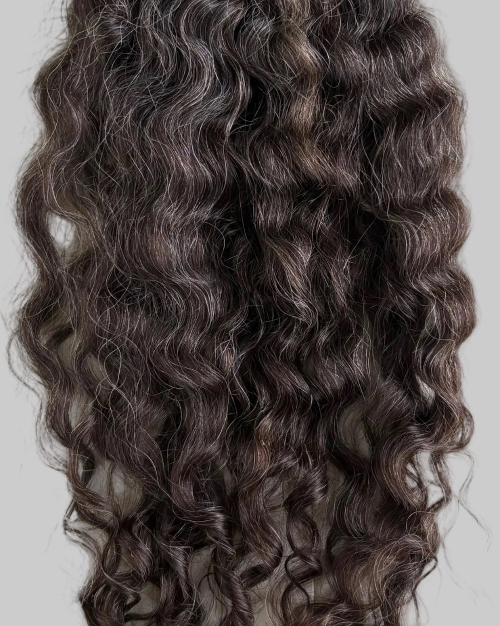Slavic gray curl 23” 92g
