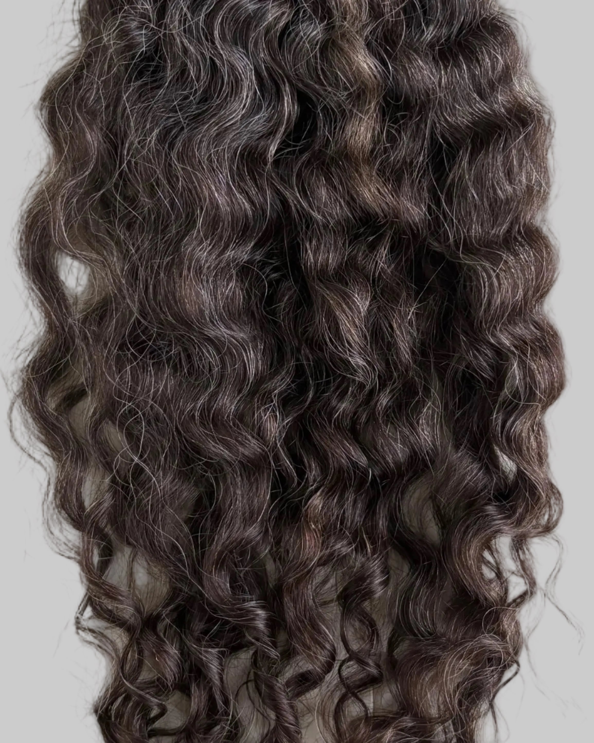 Slavic gray curl 23” 92g